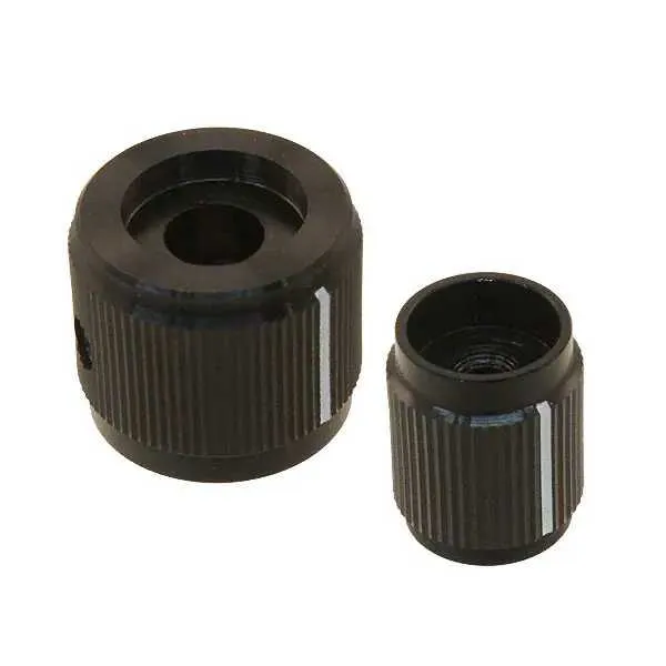 KN5700B1/4 (KNOB KNURLED 0.250 METAL")