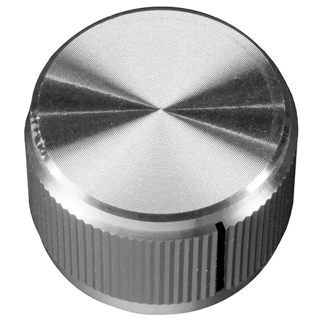 KN900A1/4 (KNOB KNURLED 0.250 METAL")