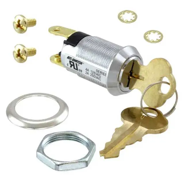 KO128B2007 (SWITCH KEYLOCK 2POS SPST 4A 125V)