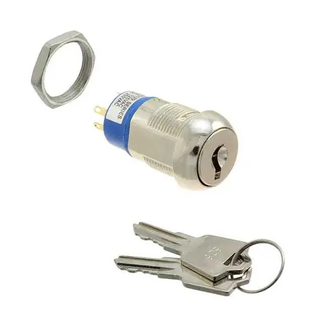 KO129B606 (SWITCH KEYLOCK 3POS SP3T 4A 125V)