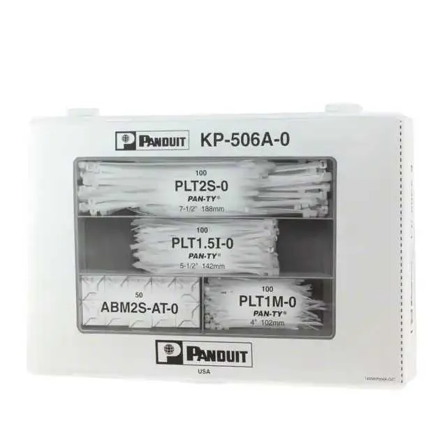 KP-506A-0 (BOX CABLE TIE PLASTIC BLK)