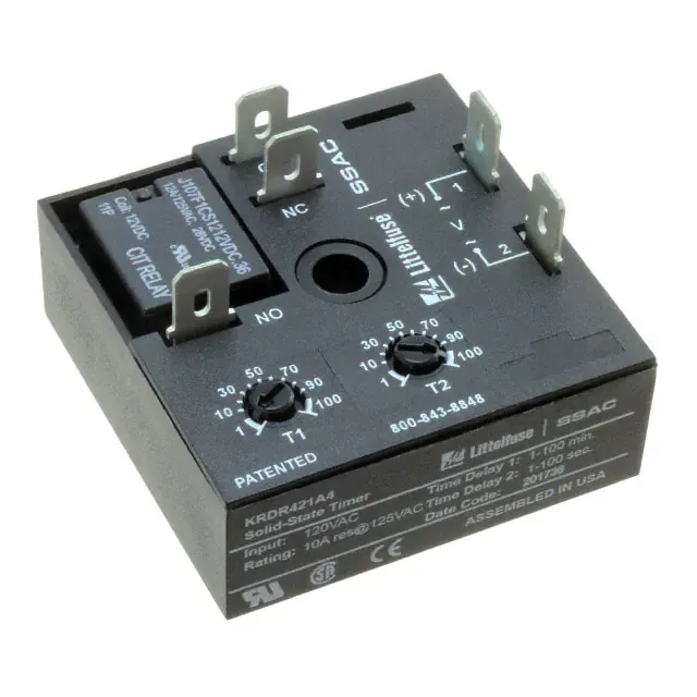KRDR421A4 (RELAY TIME DELAY 100SEC 10A 125V)