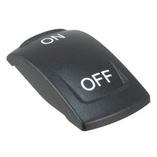 KRR12N01XX02 (CAP ROCKER RECTANGULAR BLACK)