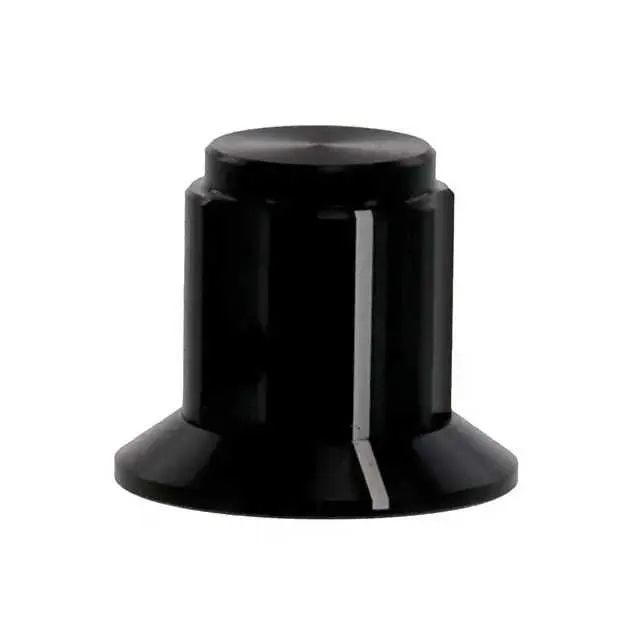 KS500B14 (KNOB SMOOTH W/SKIRT 0.250 METAL")