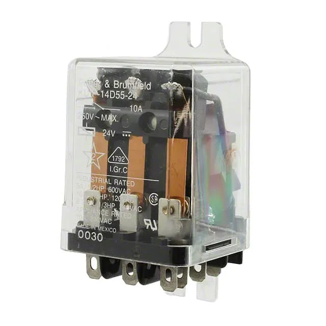 KUIP-14D55-24 (RELAY GEN PURPOSE 3PDT 10A 24V)