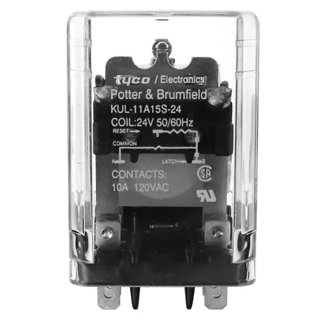KUL-11A15S-240 (RELAY GEN PURPOSE DPDT 10A 240V)