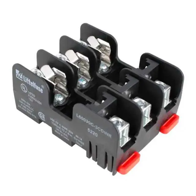 L60030C3CDINR (FUSE BLOK CART 600V 30A DIN RAIL)