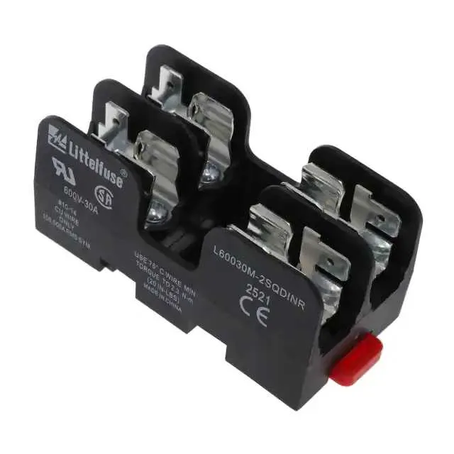 L60030M2SQDINR (FUSE BLOK CART 600V 30A DIN RAIL)