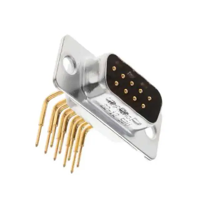 L717DFE09P1AON (CONN D-SUB PLUG 9POS R/A SOLDER)