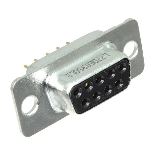 L77DE09SOL2 (CONN D-SUB RCPT 9POS VERT SOLDER)