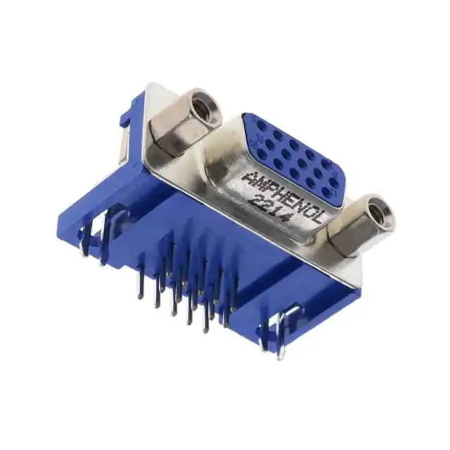 L77HDE15SD1CH4FVGA (CONN DSUB HD RCPT 15POS R/A SLDR)