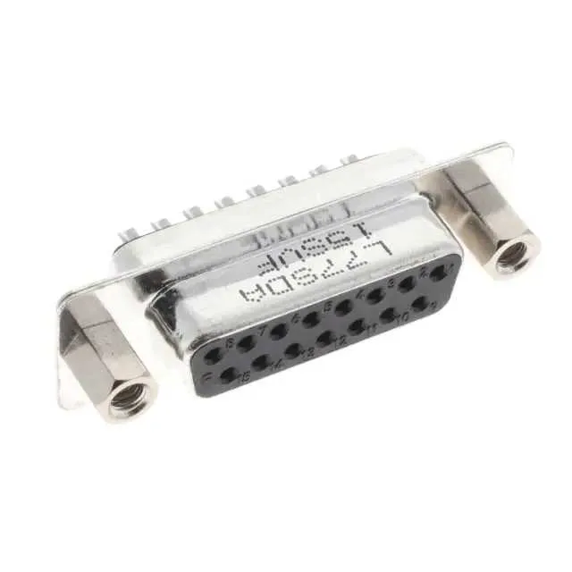L77SDA15SVF (CONN D-SUB RCPT 15P STR SLDR CUP)