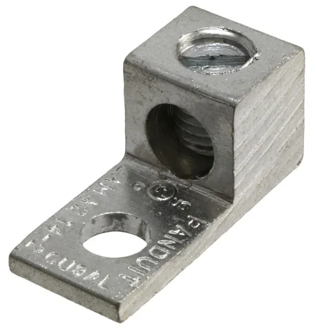LAMA2-14-QY (CONN TERM RECT LUG 2-14 AWG #1/4)