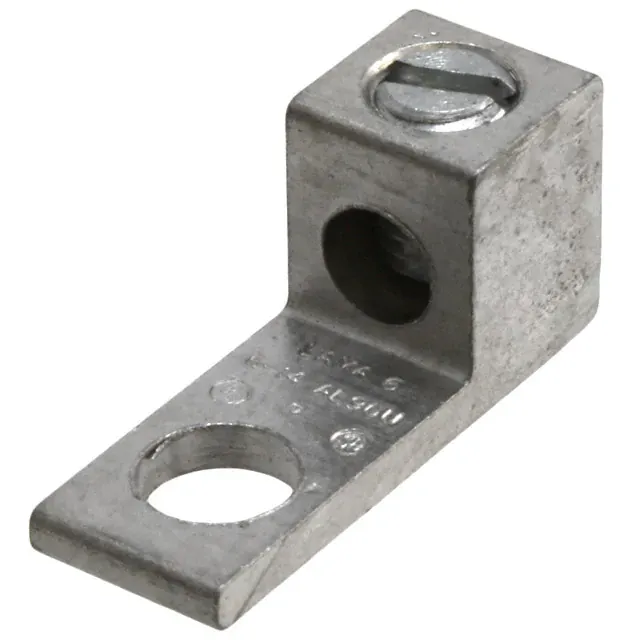 LAMA6-14-QY (CONN TERM RECT LUG 6-14 AWG #1/4)