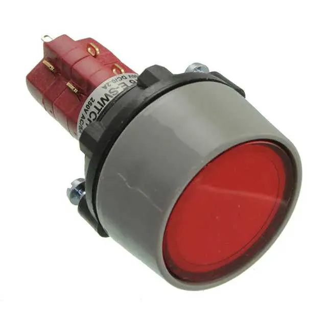 LASOAU120RED (SWITCH PUSHBUTTON DPDT 8A 125V)