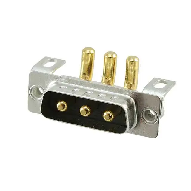 LCC17-A3W3PA-4N0 (CONN D-SUB PLUG 3POS R/A SOLDER)