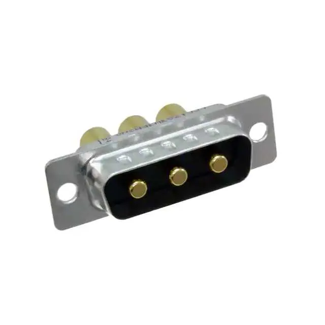 LCC17A3W3PM2N0 (CONN DSUB PLUG 3POS STR SLDR CUP)