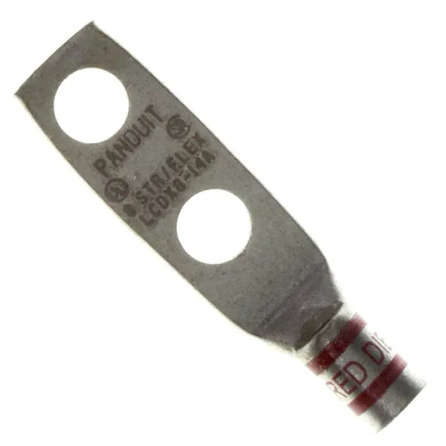 LCDX8-14A-L (CONN TERM RECT LUG 8 AWG #1/4)