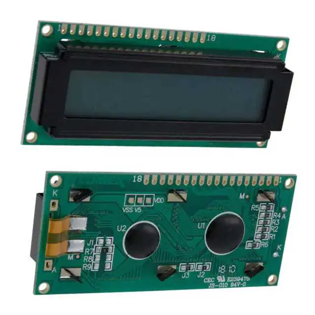 LCR-U01602DSF/AWH (LCD MODULE 16X2 CHAR TRNSFL STN)