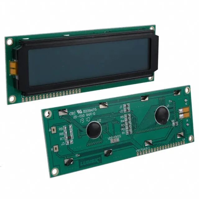 LCR-U01602DSF/DWH (LCD MODULE 16X2 CHAR TRNSFL STN)