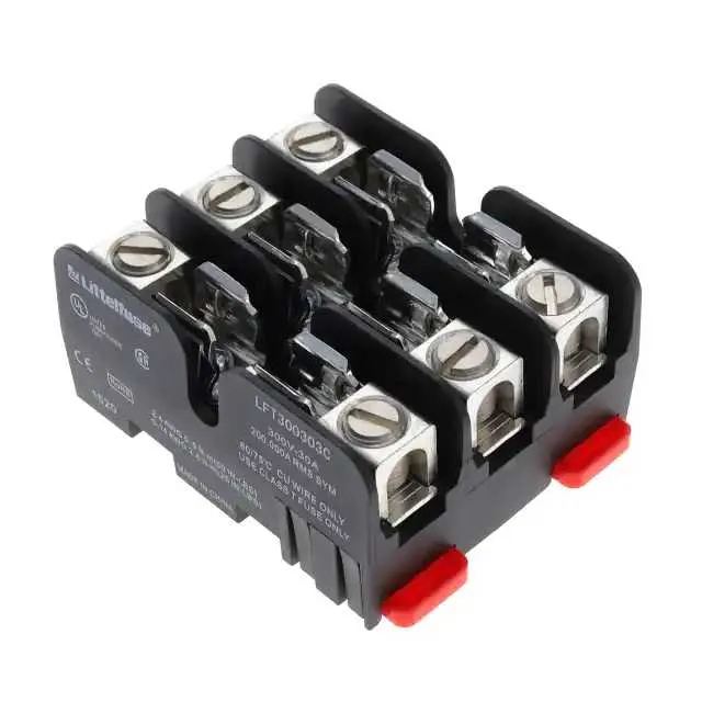 LFT300303C (FUSE BLOK CART 300V 30A DIN RAIL)