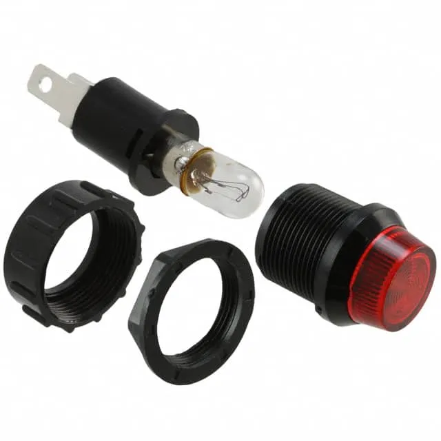LH3827R (LAMP INCAN PNL MNT T3 1/4 RED)