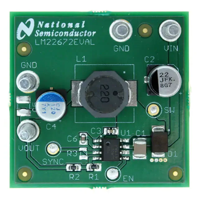 LM22672EVAL/NOPB (BOARD EVALUATION FOR LM22672)