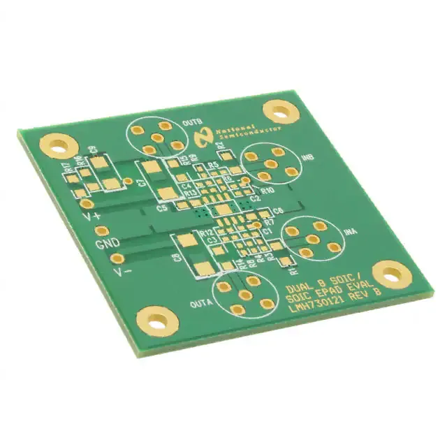 LMH730121/NOPB (BOARD EVAL FOR 8SOIC DUAL OPAMPS)
