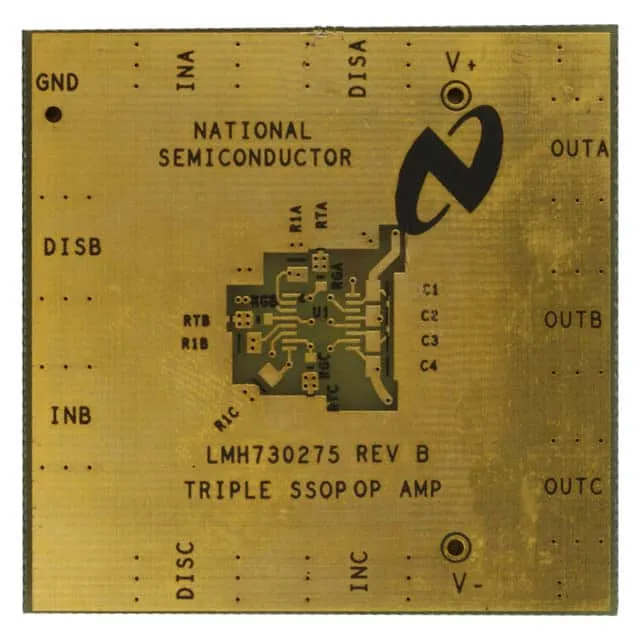 LMH730275/NOPB (EVAL BOARD HS TRIPLE SSOP OPAMP)