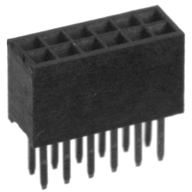 LPPB062CFFN-RC (CONN HEADER.050 12PS DL PCB AU")