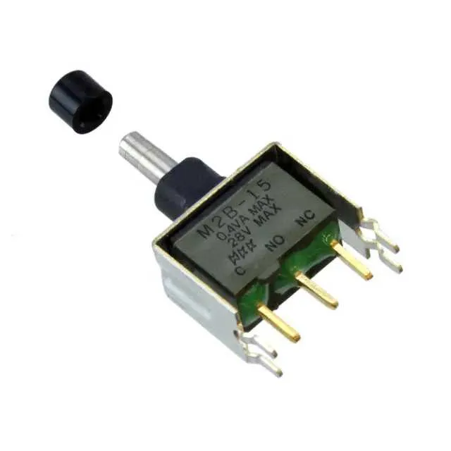 M2B15AA5G13-FA (SWITCH PUSH SPDT 0.4VA 28V)