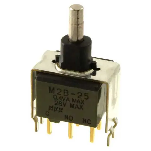 M2B25AA5G13 (SWITCH PUSH DPDT 0.4VA 28V)