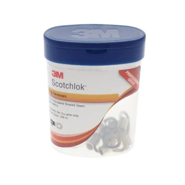 M6-38RX-BOTTLE (CONN RING CIRC 6AWG #3/8 10PC)
