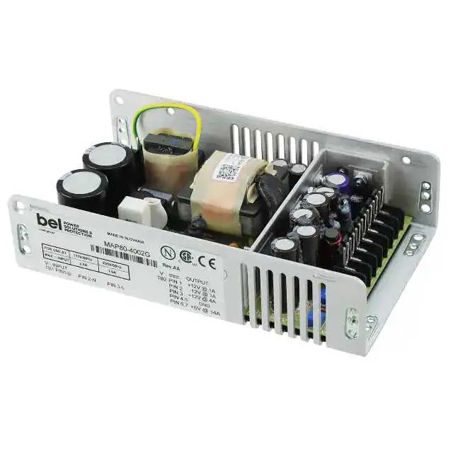 MAP80-4002G (AC/DC CNVRTR 5V +/-12V 12V 80W)