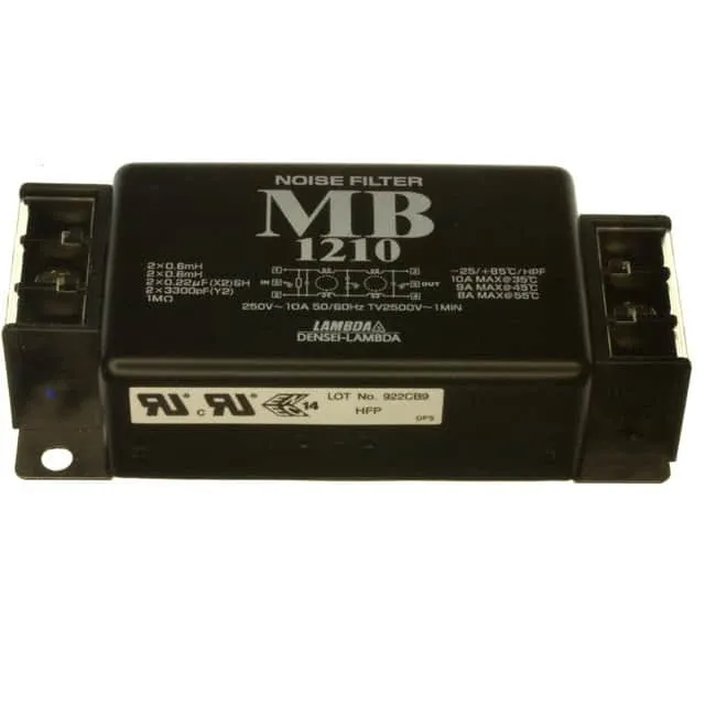 MB1210 (LINE FILTER 250VDC/VAC 10A CHASS)