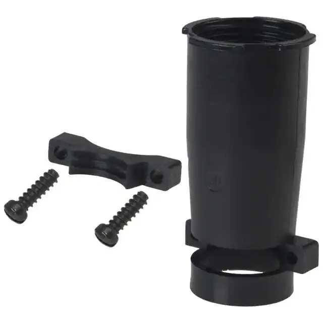 MBG19S-1 (CONN BACKSHELL W/CLAMP BLACK)