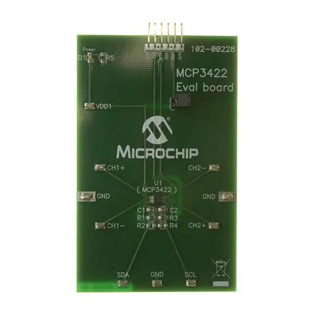 MCP3422EV (BOARD EVAL MCP3422 PICKIT SERIAL)