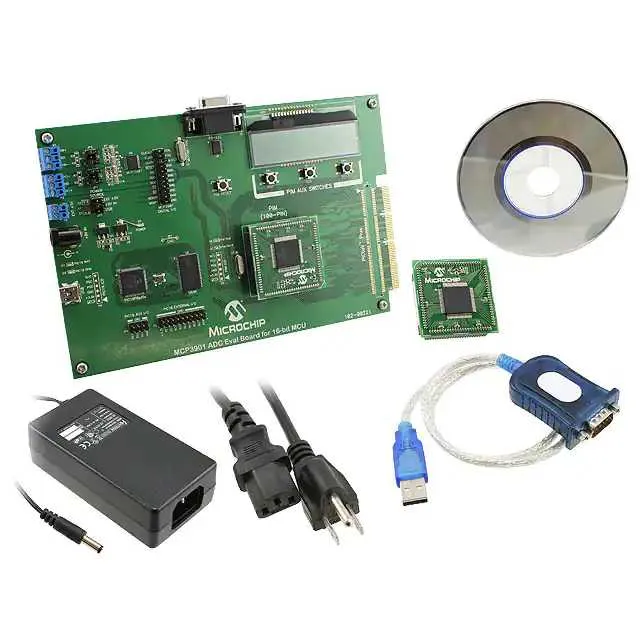 MCP3901EV-MCU16 (BOARD EVAL FOR 2CH ADC MCP3901)
