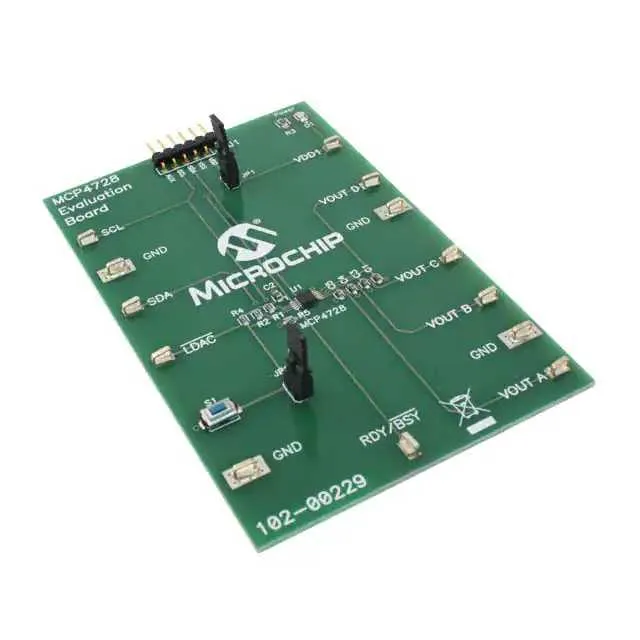 MCP4728EV (BOARD EVAL 12BIT 4CH DAC MCP4728)