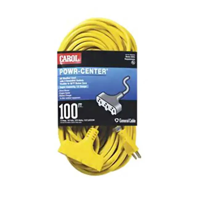 00788.63.05 (POWER STRIP 3OUT 100'CRD YELLOW)
