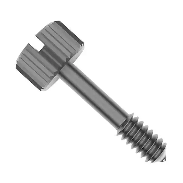 0109-SS (PANEL SCREW KNOB SLOTTED #6-32)
