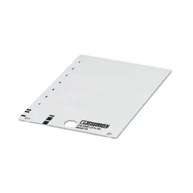 0829436 (LABEL ID/RATINGS 1.14X0.31" WHT")