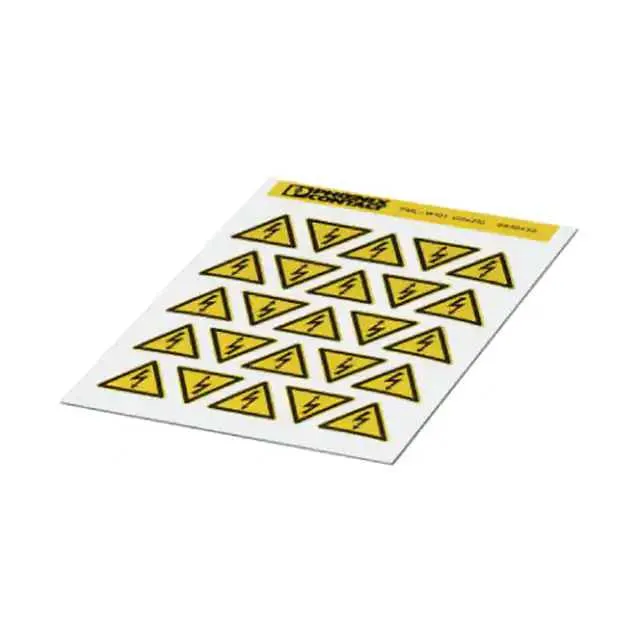 0830433 (LABEL ELECTRL WARN 0.98X0.98"")