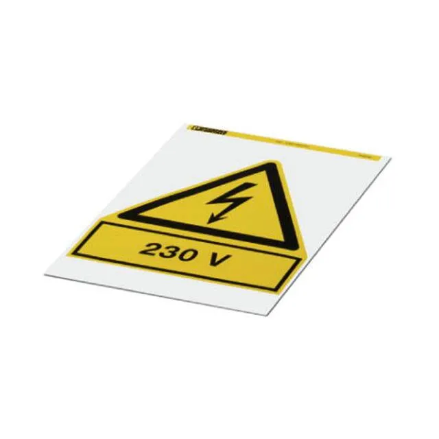 0830440 (LABEL ELECTRL WARN 7.87X7.87"")
