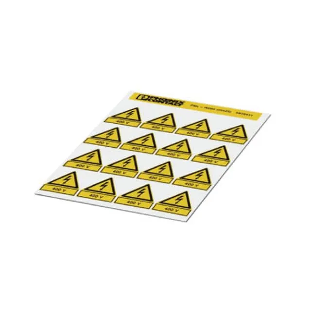 0830441 (LABEL ELECTRL WARN 0.98X0.98"")