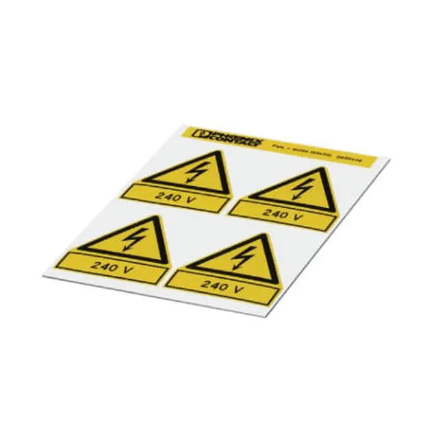 0830448 (LABEL ELECTRL WARN 1.97X1.97"")