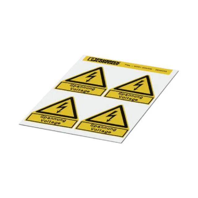 0830455 (LABEL ELECTRL WARN 1.97X1.97"")