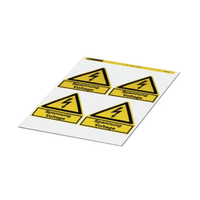 0830456 (LABEL ELECTRL WARN 3.94X3.94"")