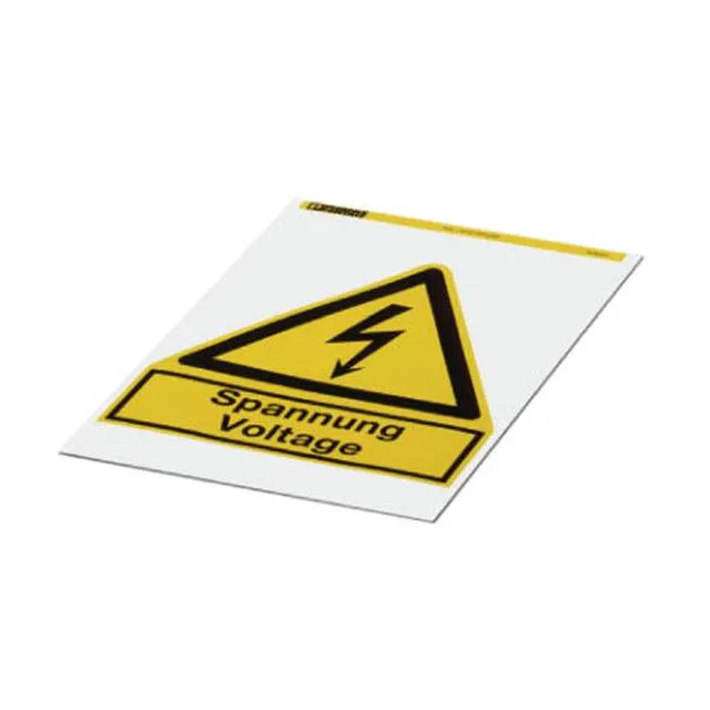 0830457 (LABEL ELECTRL WARN 7.87X7.87"")