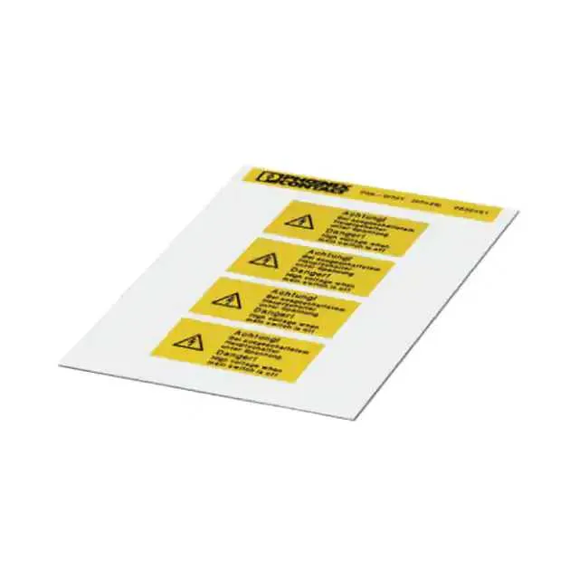 0830461 (LABEL ELECTRL WARN 2.05X1.02"")
